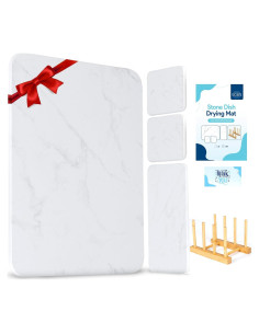 Alfombrilla de Secado de Piedra STONITE 40 x 30 cm Absorbente