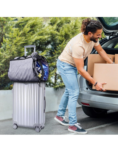 Bolsas de Ropa Colgantes MISSLO 50" Gris para Almacenamiento