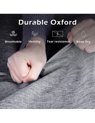 Bolsas de Ropa Colgantes MISSLO 50" Gris para Almacenamiento