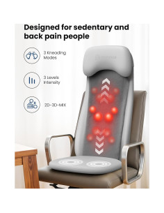 Masajeador de Espalda Shiatsu COMFIER CF-2311 con Calor y Vibración 2