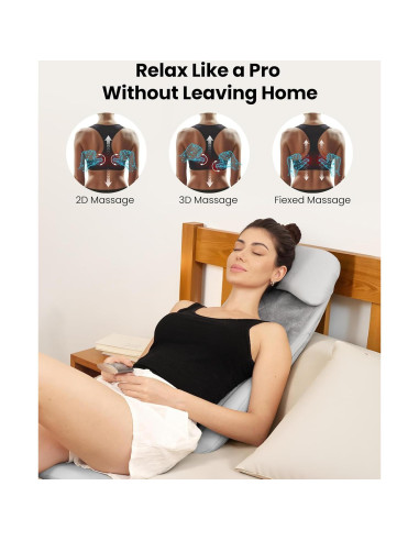 Masajeador de Espalda Shiatsu COMFIER CF-2311 con Calor y Vibración