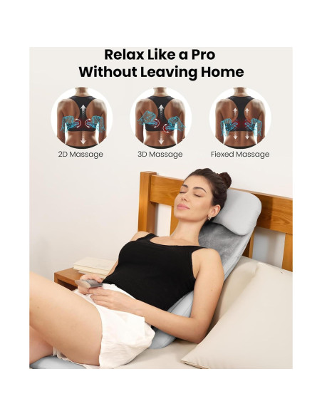 Masajeador de Espalda Shiatsu COMFIER CF-2311 con Calor y Vibración