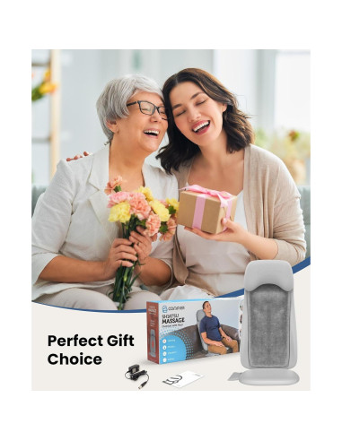 Masajeador de Espalda Shiatsu COMFIER CF-2311 con Calor y Vibración