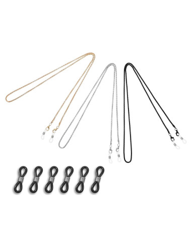 Cadena de Gafas 3PCS Larrel Ajustable 77cm Unisex