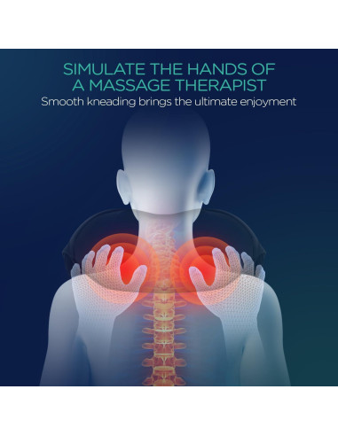 Masajeador Eléctrico de Cuello y Espalda VOYOR-HEALTH PJ100 con Calor
