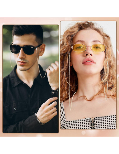 Cadena de Gafas 3PCS Larrel Ajustable 77cm Unisex