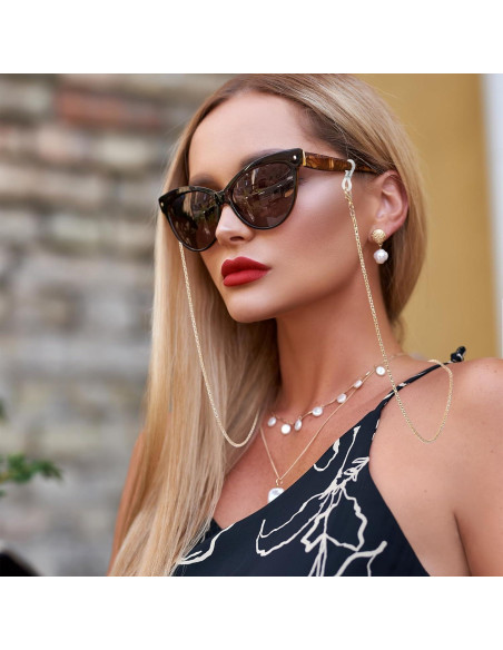 Cadena de Gafas 3PCS Larrel Ajustable 77cm Unisex