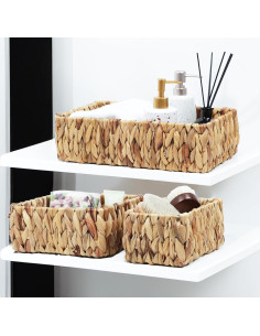 Cestas de Mimbre ORDELITE Juego de 3 para Almacenamiento 2