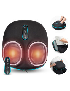 Masajeador de pies y espalda HUEIYEH 2 en 1 Shiatsu con calor