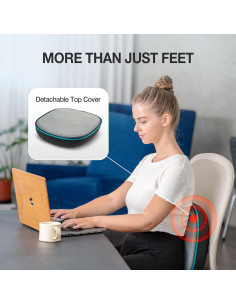 Masajeador de pies y espalda HUEIYEH 2 en 1 Shiatsu con calor 2