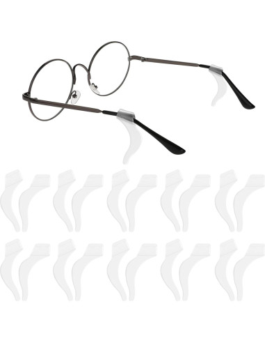 10 Pares de Ganchos de Silicona Antideslizantes para Gafas