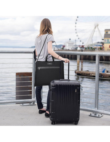 Bolsa de Ropa de Viaje BE SMART Negra Impermeable 64x129 cm