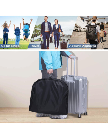 Bolsa de Traje SLEEPING LAMB 43" Resistente al Agua Negro