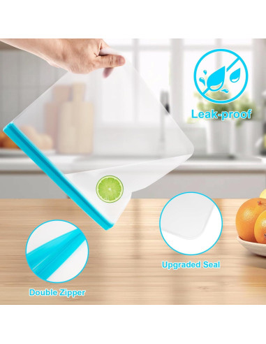 Set de 12 Bolsas Reutilizables VUEKYN para Congelador