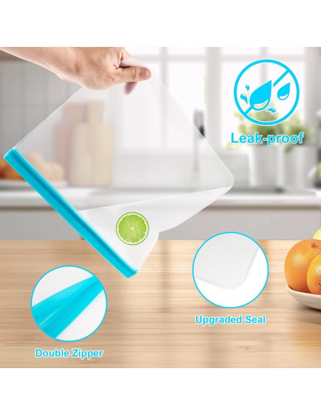 Set de 12 Bolsas Reutilizables VUEKYN para Congelador