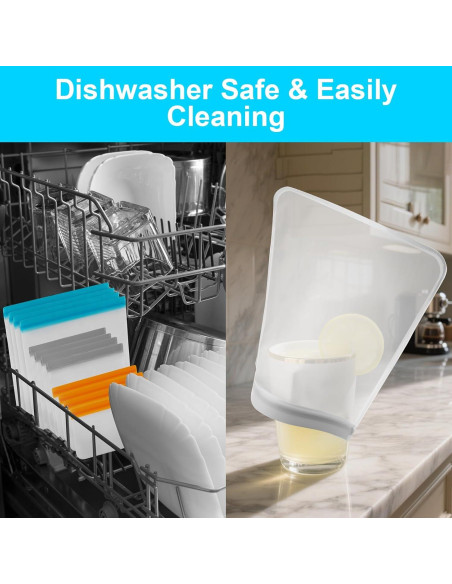 Set de 12 Bolsas Reutilizables VUEKYN para Congelador