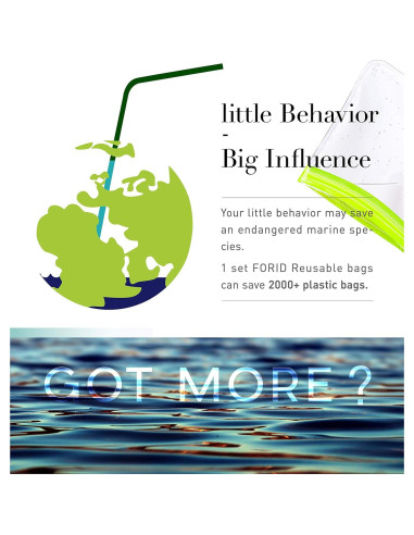 Bolsas Reutilizables de Congelador FORID 1 Galón - 6 Piezas