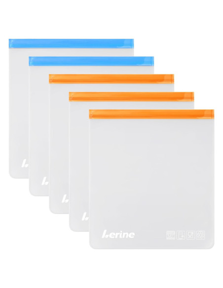 Bolsas de Congelador Reutilizables Lerine 2 Galones 33x39.6cm