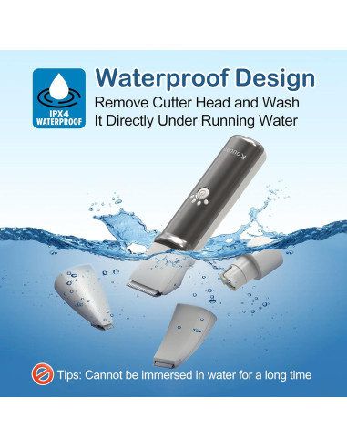 Kit de Aseo 4 en 1 Koucen para Perros y Gatos Recargable