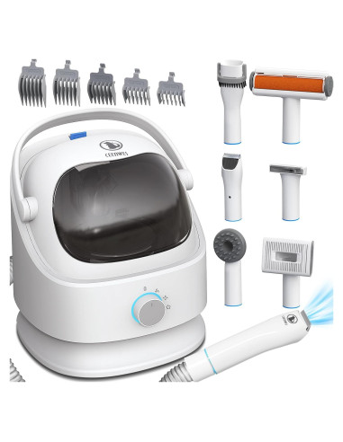 Kit de Aseo para Perros Ceenwes con Aspiradora 3L y Accesorios