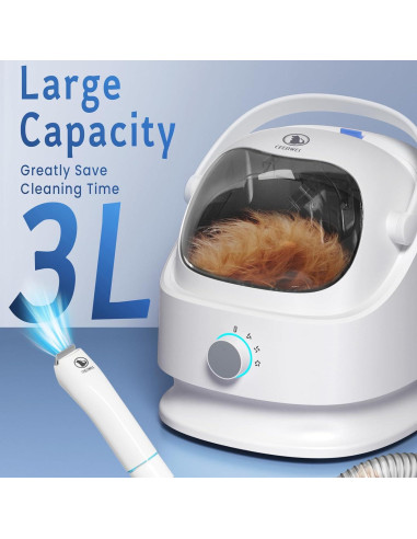 Kit de Aseo para Perros Ceenwes con Aspiradora 3L y Accesorios