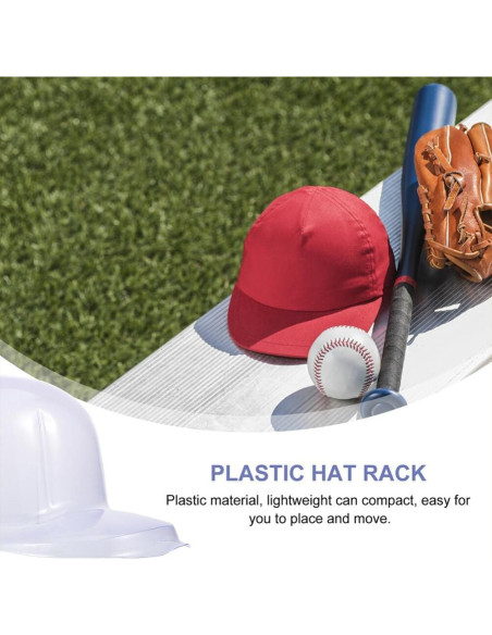 Soporte para Gorras Veemoon 12pcs PVC Transparente 24x16cm