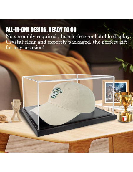 Estuche para exhibir gorras de béisbol VINJKZQ-TATUS 29x20cm