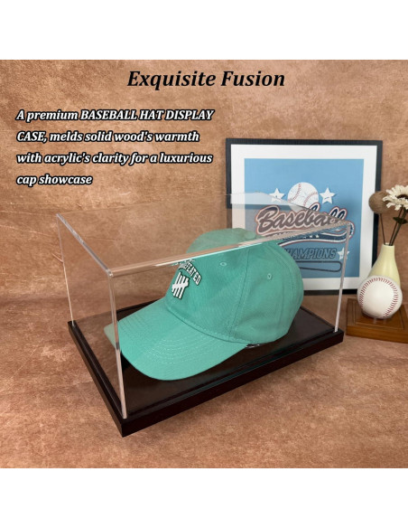 Estuche para exhibir gorras de béisbol VINJKZQ-TATUS 29x20cm
