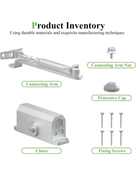 Cerradura de puerta automática Masegari KJGT-6FDGs 45-65kg