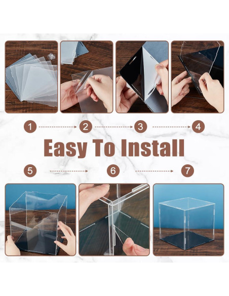 Caja de Exhibición Acrílica AHANDMAKER 20.5x20.5x21 cm