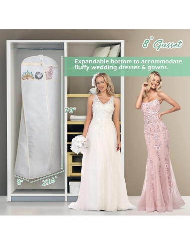 Bolsa de Vestido de Novia MISSLO 177.8 cm con Accesorios