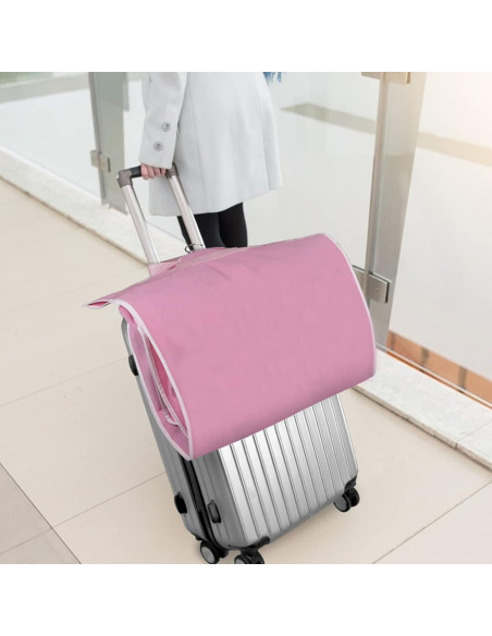 Bolsas de Ropa Colgantes Zilink 43" Rosa - 2 Piezas