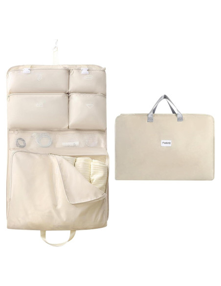 Bolsa de Ropa de Viaje ReignSword Plegable 45x37cm Blanca