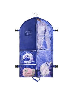 Bolsa de Ropa Colgante QEES 101.6 cm Azul Impermeable