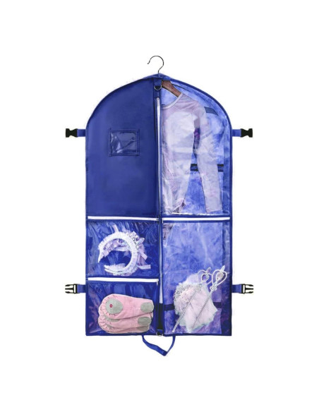 Bolsa de Ropa Colgante QEES 101.6 cm Azul Impermeable