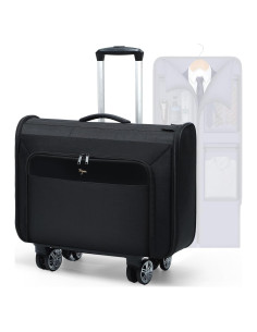 Bolsa de Ropa con Ruedas Tonyeee 3 en 1 Negra 130 cm