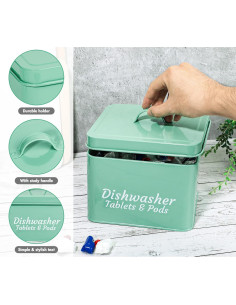 Contenedor de cápulas de lavavajillas Webake 18x15cm 2
