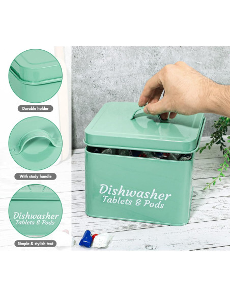 Contenedor de cápulas de lavavajillas Webake 18x15cm