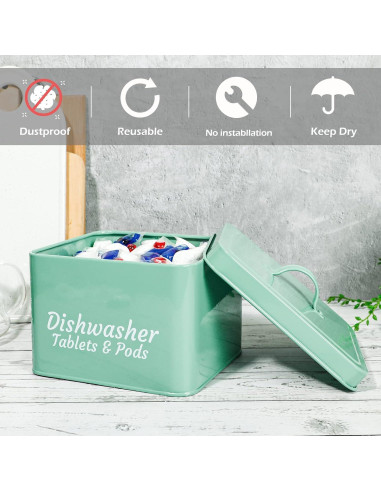 Contenedor de cápulas de lavavajillas Webake 18x15cm