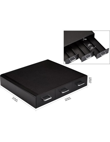 Organizador de Cápsulas de Café Amazon Basics, 36 K-Cups, Negro