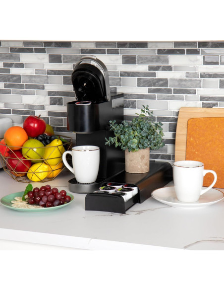 Cajón Organizador de Cápsulas de Café Mind Reader Negro 12 Unidades