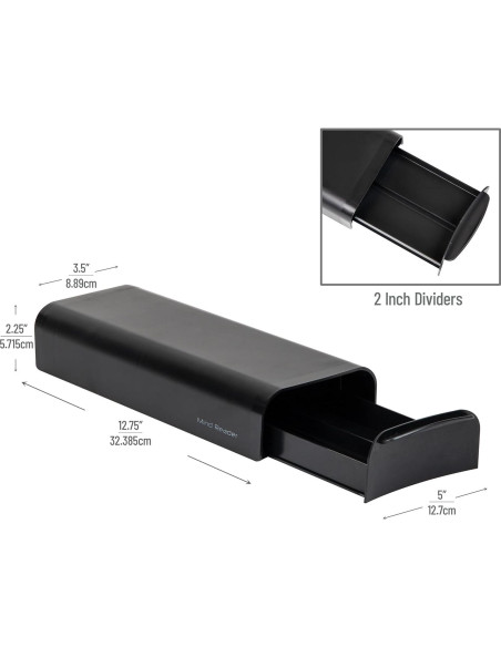 Cajón Organizador de Cápsulas de Café Mind Reader Negro 12 Unidades