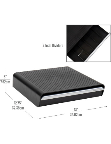 Organizador de Cajones para Cápsulas de Café Mind Reader 36 Cápsulas Negro