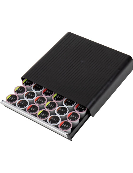 Organizador de Cajones para Cápsulas de Café Mind Reader 36 Cápsulas Negro
