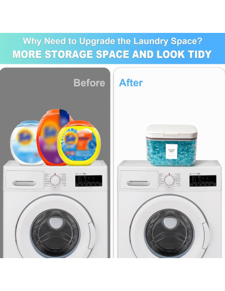 Contenedor de Cápsulas de Lavandería ALPIRIRAL 2.81 L Blanco