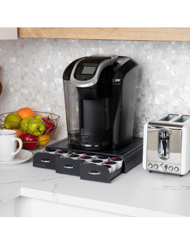 Organizador de Cápsulas de Café Mind Reader 36 Cápsulas Negro
