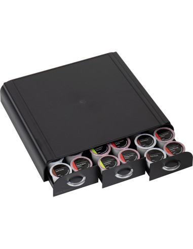 Organizador de Cápsulas de Café Mind Reader 36 Cápsulas Negro
