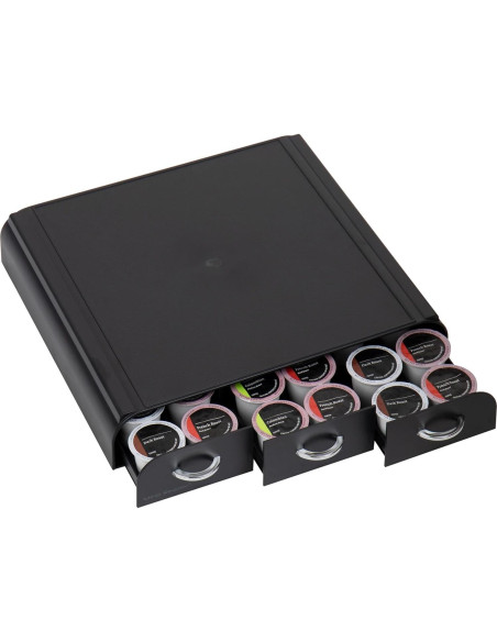 Organizador de Cápsulas de Café Mind Reader 36 Cápsulas Negro