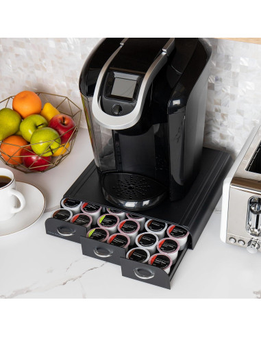 Organizador de Cápsulas de Café Mind Reader 36 Cápsulas Negro