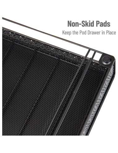 Organizador de Cápsulas de Café Mind Reader 36 Capacidad Metal Negro